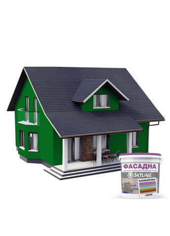 Фасадна фарба акрил-латексна 4050-G20Y 3 л SkyLine (289464307)