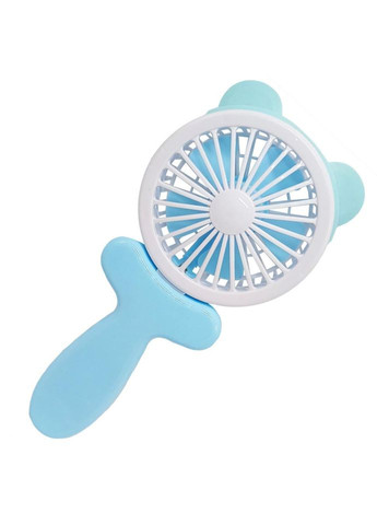Вентилятор ручний портативний «Ведмедик» VNTR-002-4(Blue) No Brand (330017974)