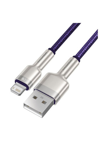 Дата кабель (m494662) Baseus USB 2.0 AM to Lightning 1.0m 2.4A metal purple (367069014)