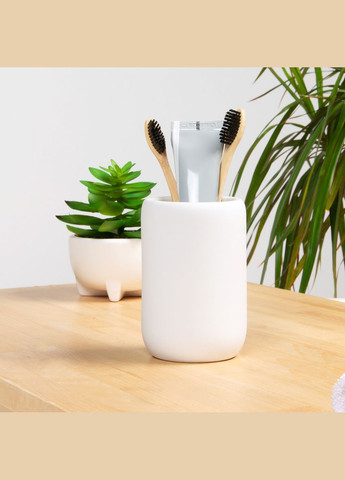 Підставка для зубних щіток і пасти MBM MY HOME Milan Біла (BA-22 WHITE) MVM (301003389)