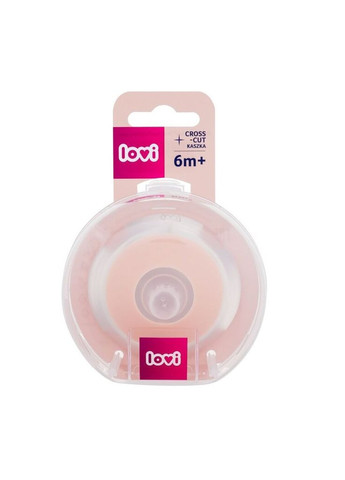 Соска для бутылочки Mammafeel Cross-Cut, динамическая, 6+ () Lovi 18/735 (328398527)