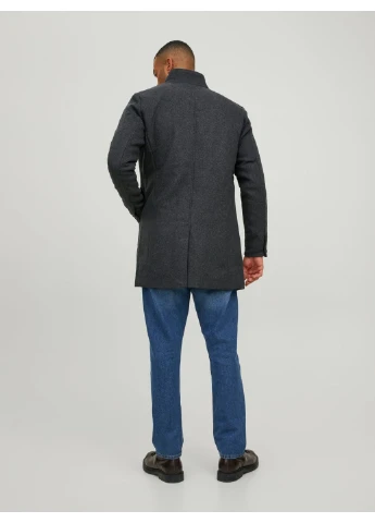 Темно-серое Пальто демисезон,темно-серый,JACK&JONES Jack & Jones