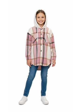 Сорочка тепла зимова з капюшоном для дівчинки (116-134 см) 122 Bambino (369971010)