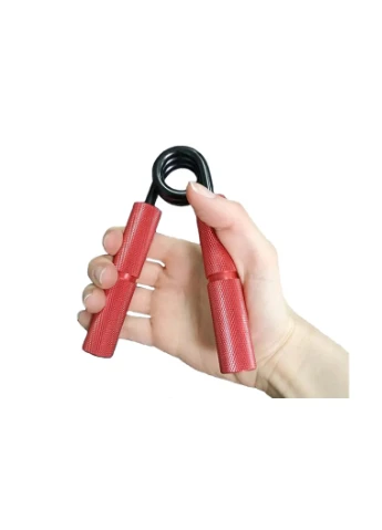 Кистьовий еспандер алюміній 136 кг червоний 13,5х10,5 см EasyFit (389581561)