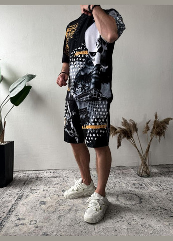 Комплект футболка шорты мужской оверсайз лето весна осень с принтом No Brand (370966237)