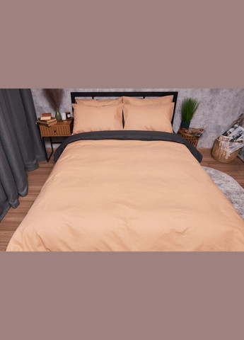 Комплект постельного белья Бязь Gold Люкс семейный 143х210х2 наволочки 4х50х70 (MS-820003318) Moon&Star Gray Cream (288044312)