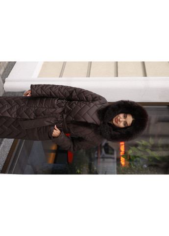 Темно-коричневое зимнее Пальто MN