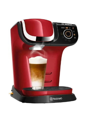 Набір Капсульна кавоварка Bosch My Way Red + 12 упаковок капсул Tassimo (380301432)
