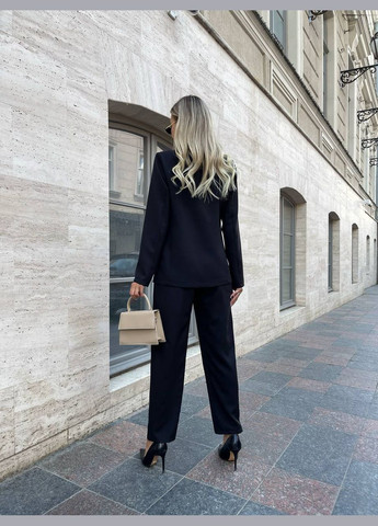 Костюм двойка, чёрного цвета 28625 Fashion (352713583)