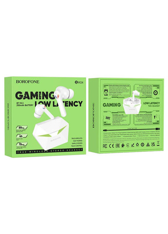 Беспроводные наушники BW24 Magic waves true wireless BT gaming headset White Borofone (353497591)