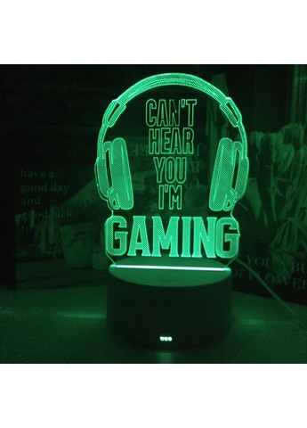 Настольный LED ночник для геймера с подсветкой RGB и USB-кабелем. No Brand (358694006)