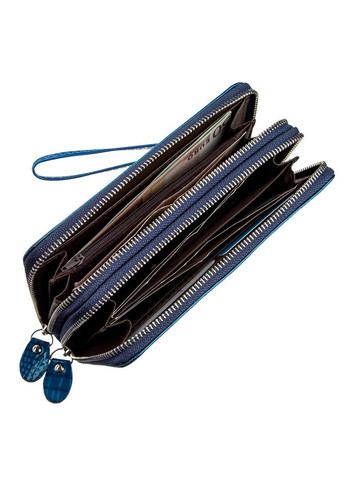 Жіночий гаманець з екошкіри на дві блискавки з монетницею Хамелеон 19022 KIVI (306881941)