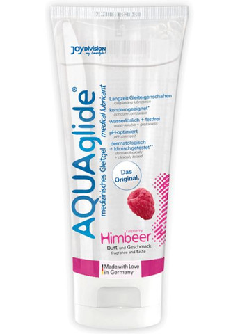 Лубрикант для оральной стимуляции - AQUAglide Raspberry (малина), Drive 100 мл JoyDivision (322184544)