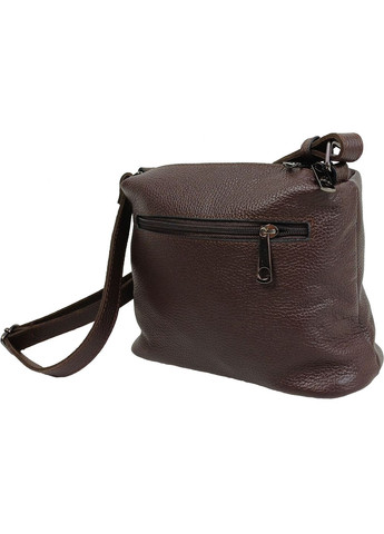 Жіноча наплічна шкіряна сумка Темно-коричнева Borsacomoda (369368454)