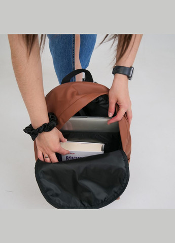 Универсальный рюкзак в удобном размере в экокожи, цвет олива ToBeYou city (293247130)