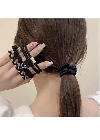 Набір резинок для волосся 5 шт No Brand резинка (303928617)