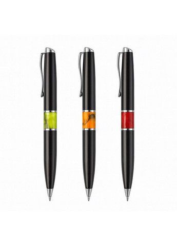 Ручка кулькова подарункова з імітацією каменю, металевий корпус, набір преміум No Brand (366197639)