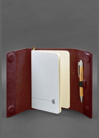 Кожаный блокнот софт-бук 7.0 бордовый Краст (A-026793) BlankNote (328961664)