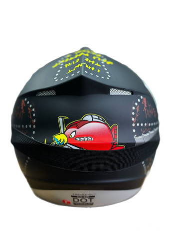 Эндуро кроссовый мотошлем Helmet Shark Black + очки Standard No Brand (370756038)