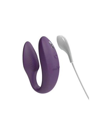 Смарт-вібратор для пар Sync 2 Purple, 10 віброрежимів, пульт ДК We-Vibe (315014601)