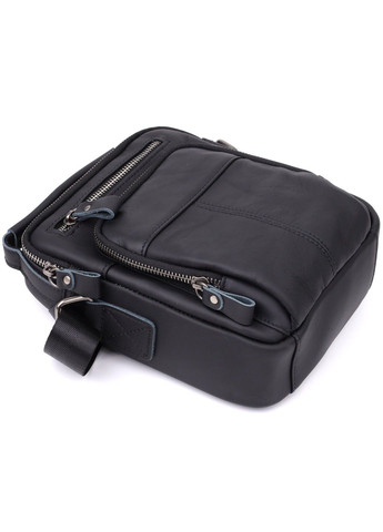 Деловая мужская сумка из натуральной кожи 23036 Черный Vintage (357494924)