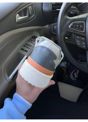 КРОССОВКИ ЖЕНСКИЕ ADIDAS FORUM GREY ORANGE АДИДАС ФОРУМ No Brand серые демисезоны (367172441)