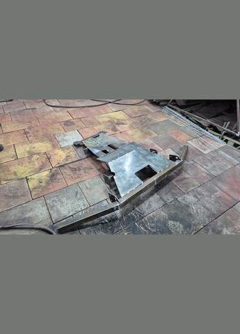 Передний силовой бампер, кенгурятник для ВСУ Nissan (343215907)