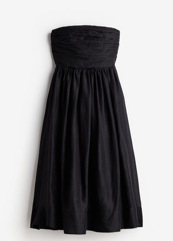 Чорна святковий сукня H&M однотонна