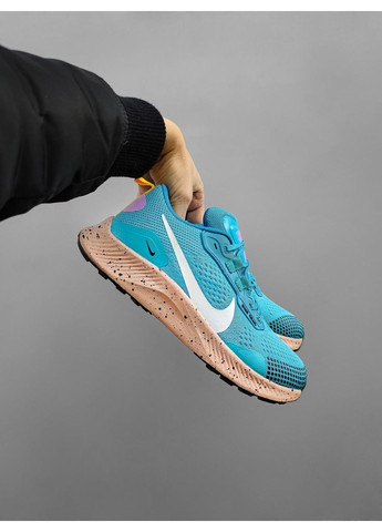 Синие демисезонные кроссовки мужские nike pegasus trail 3 blue найк пегасус треил No Brand