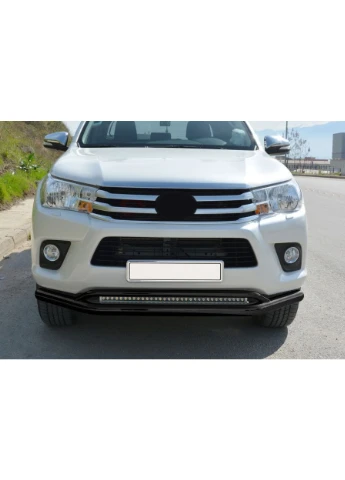 Двойной передний кенгурятник Vegas (2015-2020,, 76мм) для Toyota Hilux 2015- гг CAN (392720573)