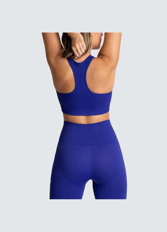 Комплект для фитнеса (спортивный костюм) топ и леггинсы 10050 L синий Fashion (336547500)