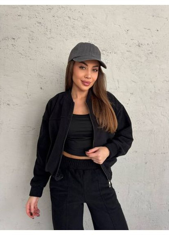 Теплый женский костюм двойка (худые на молнии), тринитка на флисе, размер (арт. 899TB) No Brand (365783940)