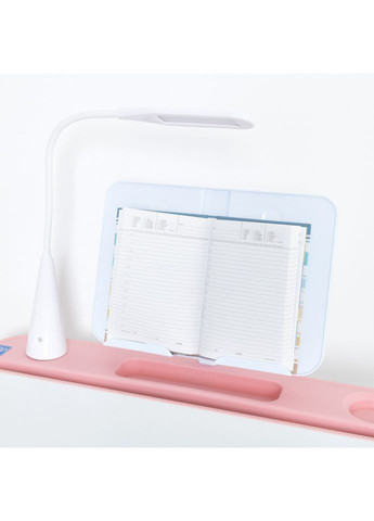 Дитяча парта зі стільцем M 5068 рожева з підставкою для книг регульовані меблі для дівчаток навчання Bambi (368758910)