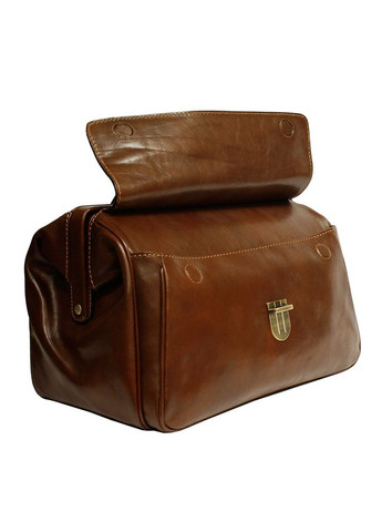 Маленький шкіряний саквояж Італія Italico 8051 cognac Tony Perotti (303831750)
