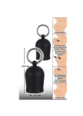 Помпы для сосков " Nipple Suckers" Black Velvets (302804157)