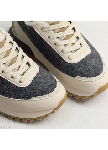 Зимние кроссовки Helen бежевые зима (370813403)