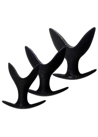 Анальна пробкарозширювач - Чорний - 2,55,8*8 см - Анальні іграшки - (372734136)