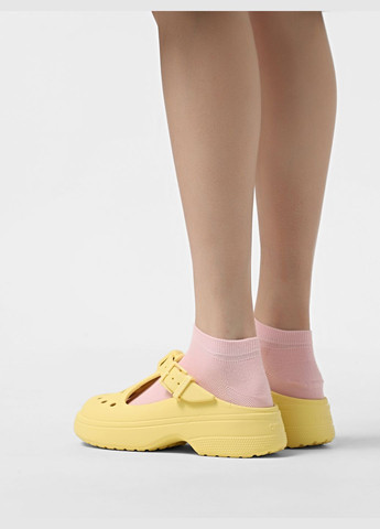 Розовые носки эйсик оранжевые короткие Ейсік (335976259)