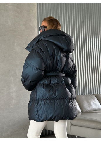 Темно-синяя куртка transformer удлиненная цвет темно-синий milirud