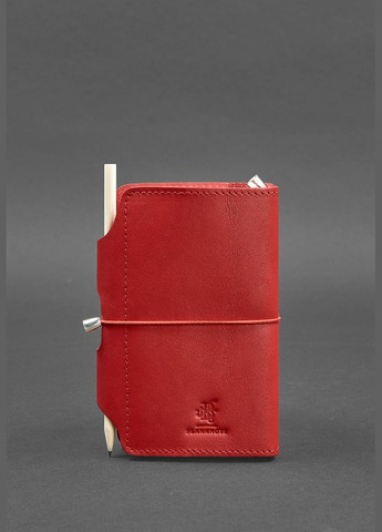 Женский кожаный блокнот (Софт-бук) 3.0 красный (A-026871) BlankNote (328961428)