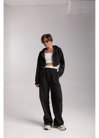 Спортивний костюм з короткими худими і прямими брюками Lurex (376600484)