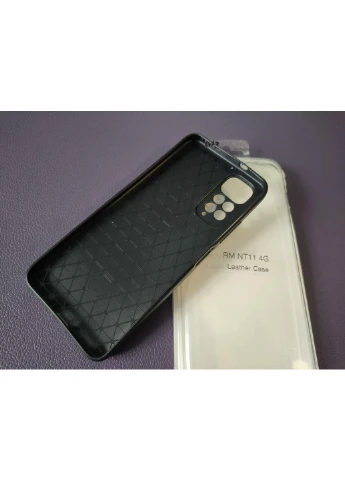 Чохол для Xiaomi Redmi Note 11 шкіряна текстура, чохол із захистом камери редмі нот 11 (6,43 дюйма) CROCO (396507814)
