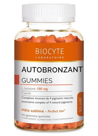 Autobronzant Gummies 60 Gummies Biocyte (308976519)