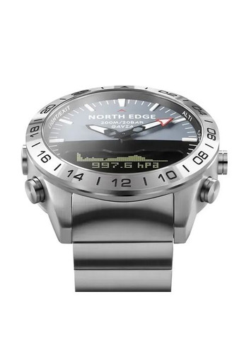Чоловічий годинник Gavia 20BAR водостійкий тактичний годинник з компасом протиударний North Edge (341316293)