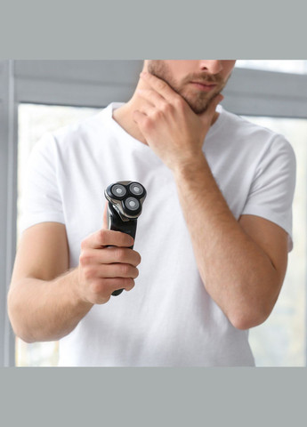 Электробритва 3 плав. головки/ сухое/ влажное бритье/высувной триммер MG-687 Magio (364663665)