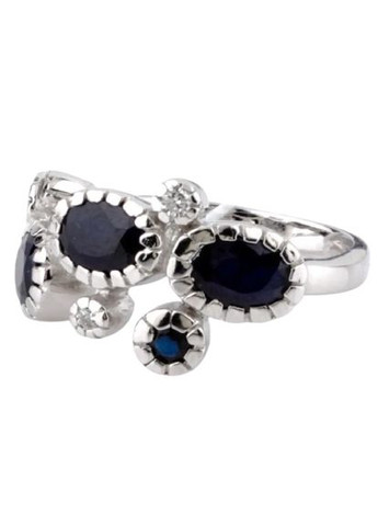 Каблучка срібна з сапфіром R285-сф Shatlen Каблучка (346488853)