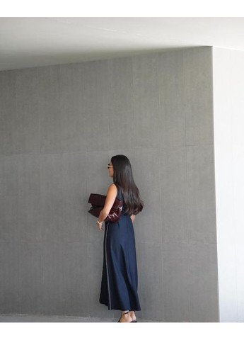 Синя сукня міді zw collection зі строчками Zara