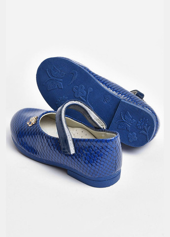 Темно-синие туфли для девочки темно-синего цвета Let's Shop