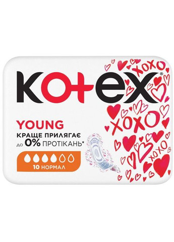 Прокладки Kotex Young Normal 10 шт. (268141709)