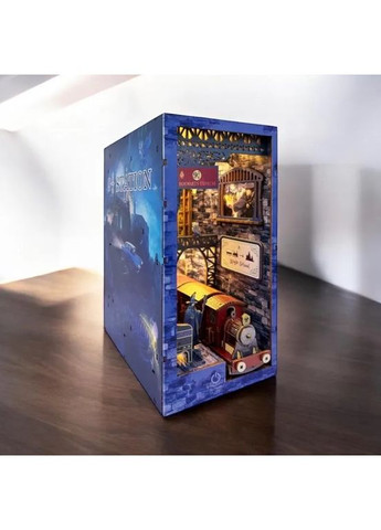 Бук Нук Магический вокзал Гарри Поттера Book Nook Magic Train Station SJ-04 DIY Интерьерный конструктор No Brand (362453315)